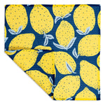 MÜkitchen VIBE Premium Quick Dry Dual Sided Recycled Dish Cloth Set of 2, Lemons, 10" x 10"