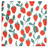 MÜkitchen VIBE Premium Quick Dry Dual Sided Recycled Dish Cloth Set of 2, Strawberry Vine, 10" x 10"