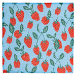 MÜkitchen VIBE Premium Quick Dry Dual Sided Recycled Dish Cloth Set of 2, Strawberry Vine, 10" x 10"