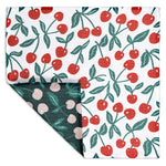 MÜkitchen VIBE Premium Quick Dry Dual Sided Recycled Dish Cloth Set of 2, Cherry Pit, 10" x 10"