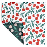 MÜkitchen VIBE Premium Quick Dry Dual Sided Recycled Dish Cloth Set of 2, Cherry Pit, 10" x 10"
