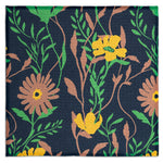MÜkitchen VIBE Premium Quick Dry Dual Sided Recycled Dish Cloth Set of 2, Vine Floral, 10" x 10"