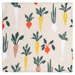 MÜkitchen VIBE Premium Quick Dry Dual Sided Recycled Dish Cloth Set of 2, Root Veggies, 10" x 10"