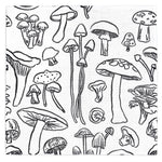 MÜkitchen VIBE Premium Quick Dry Dual Sided Recycled Dish Cloth Set of 2, Mushroom Medley, 10" x 10"