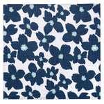 MÜkitchen VIBE Premium Quick Dry Dual Sided Recycled Dish Cloth Set of 2, Periwinkle Floral, 10" x 10"