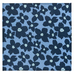 MÜkitchen VIBE Premium Quick Dry Dual Sided Recycled Dish Cloth Set of 2, Periwinkle Floral, 10" x 10"