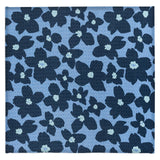 MÜkitchen VIBE Premium Quick Dry Dual Sided Recycled Dish Cloth Set of 2, Periwinkle Floral, 10" x 10"