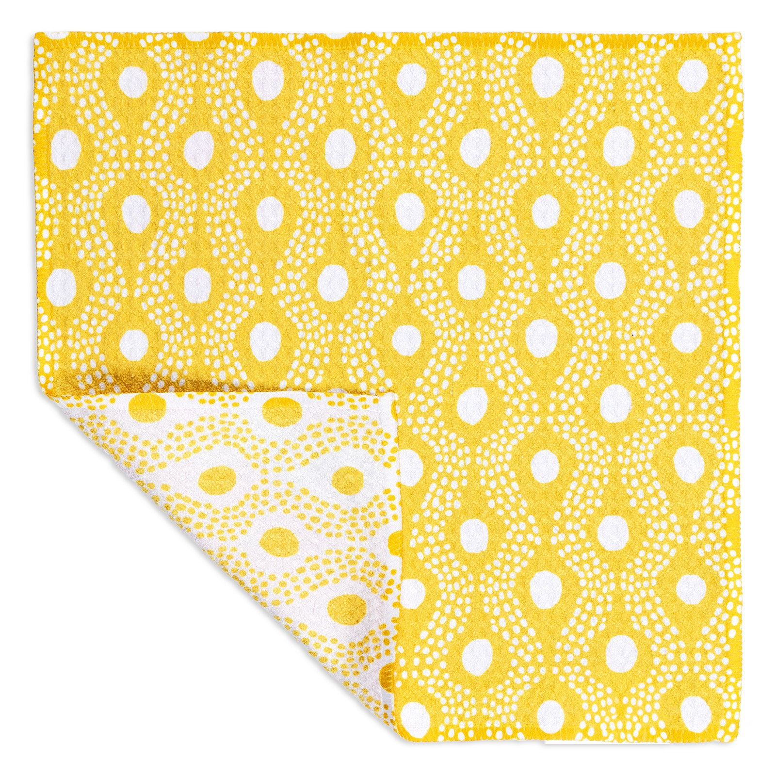 MÜkitchen VIBE Premium Quick Dry Dual Sided Recycled Dish Cloth Set of 2, Honeycomb, 10" x 10"