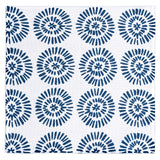 MÜkitchen VIBE Premium Quick Dry Dual Sided Recycled Dish Cloth Set of 2, Radial Blue, 10" x 10"