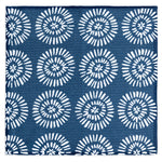 MÜkitchen VIBE Premium Quick Dry Dual Sided Recycled Dish Cloth Set of 2, Radial Blue, 10" x 10"