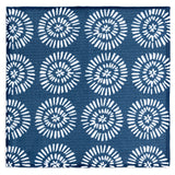 MÜkitchen VIBE Premium Quick Dry Dual Sided Recycled Dish Cloth Set of 2, Radial Blue, 10" x 10"