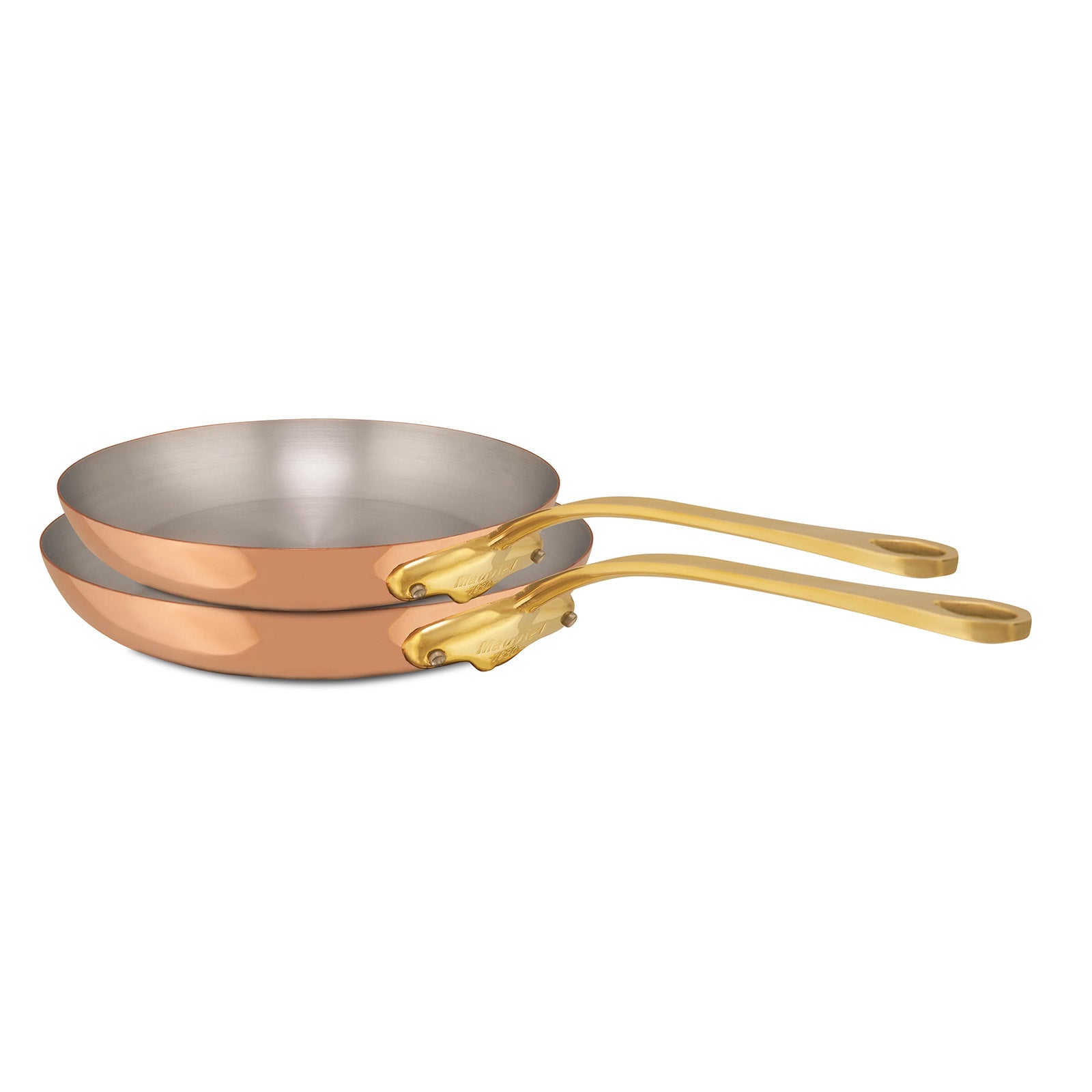 Mauviel M'Heritage 150 B Copper & Stainless Steel Cookware Set, 2-Piece