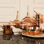 Mauviel M'Heritage 150 B Copper & Stainless Steel Cookware Set, 12-Piece