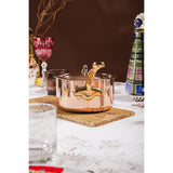 Mauviel M'Heritage 150 B Copper Sauce Pan With Lid, Brass Handle, 1.9-Quart