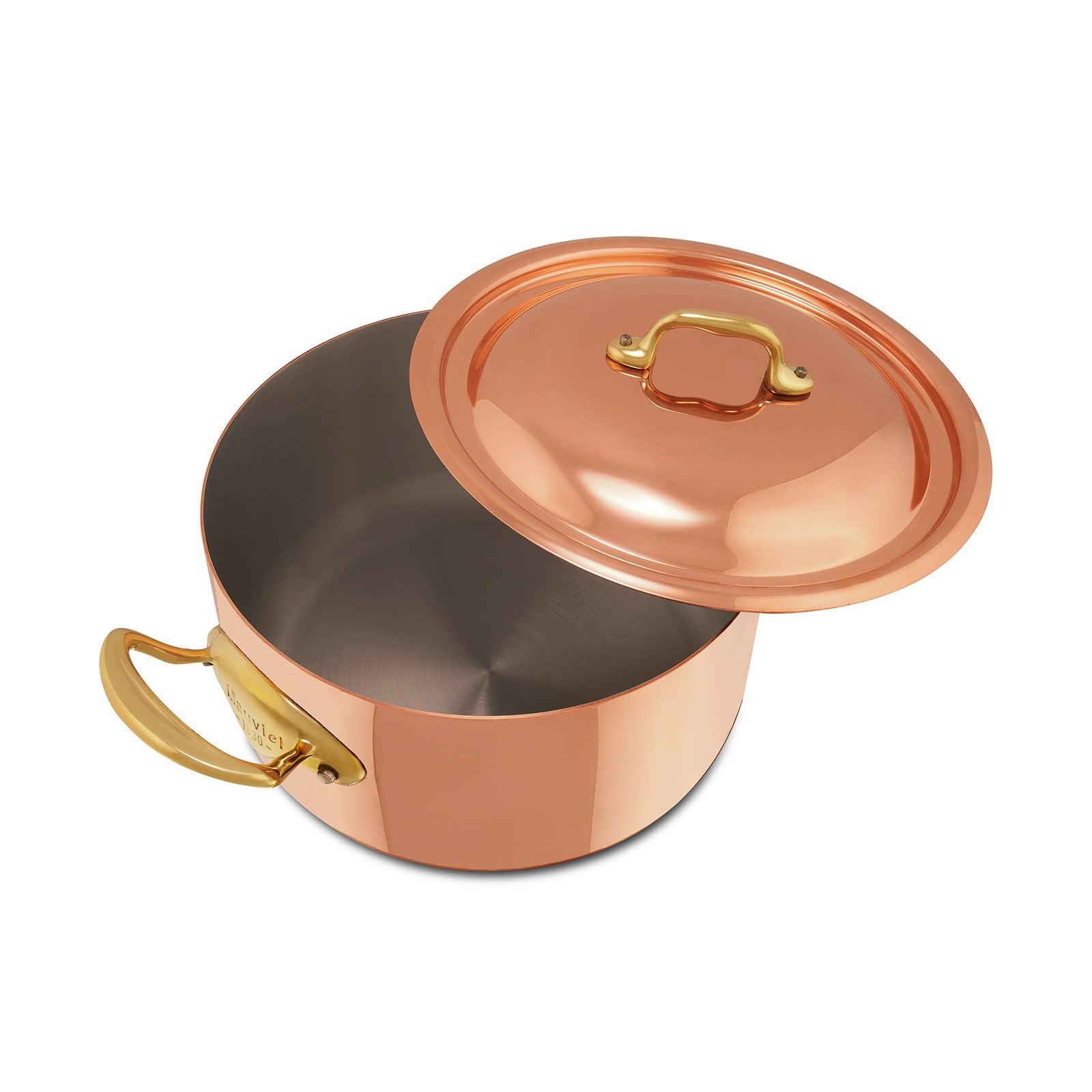 Mauviel M'Heritage 150 B Copper & Stainless Steel Stewpan With Lid, 3.5-Quart