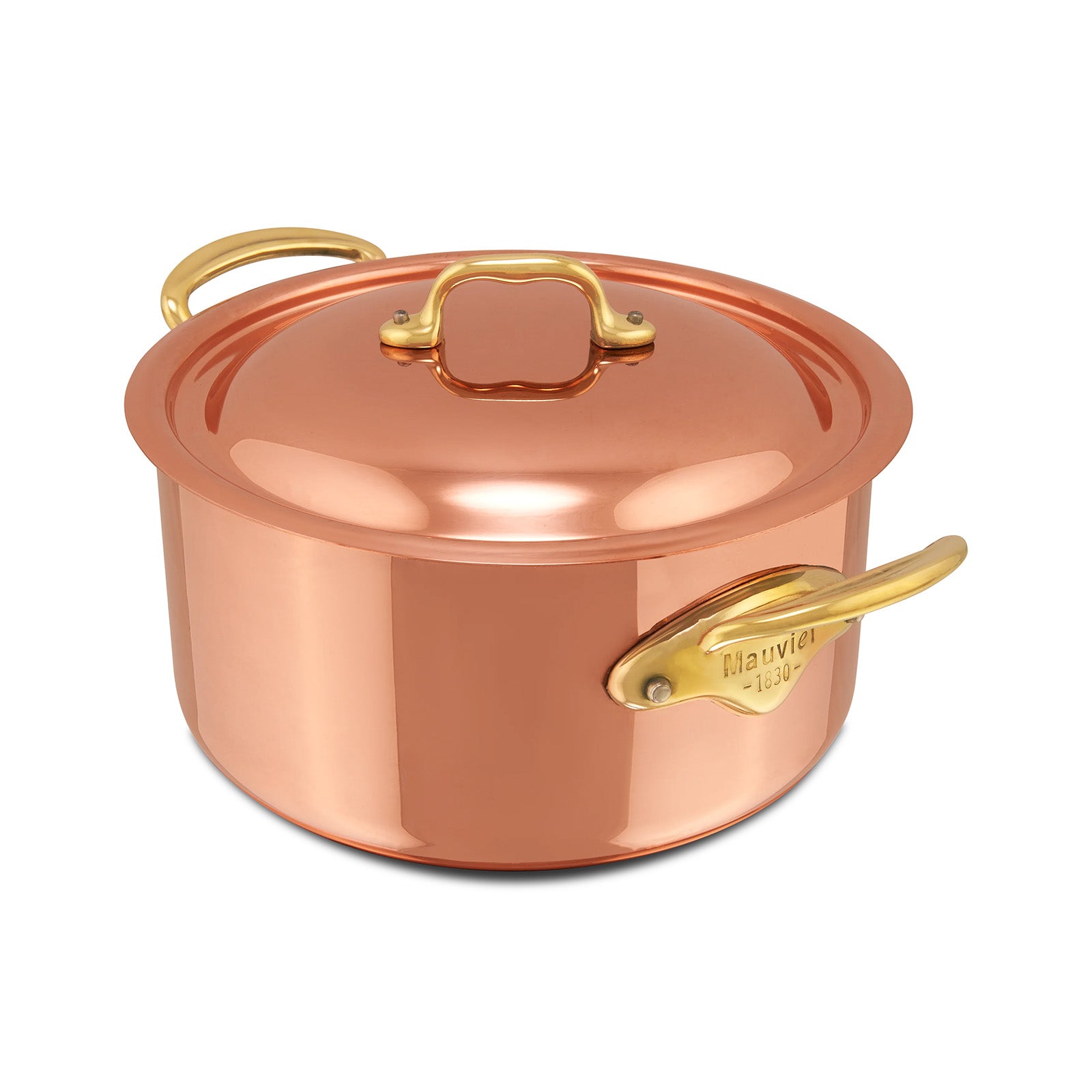 Mauviel M'Heritage 150 B Copper & Stainless Steel Stewpan With Lid, 3.5-Quart