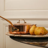 Mauviel M'Heritage 150 B Copper & Stainless Steel Sauté Pan With Lid, 3.2-Quart
