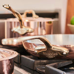 Mauviel M'Heritage 150 B Copper Frying Pan With Brass Handle, 10.2-Inch