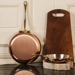 Mauviel M'Heritage 150 B Copper 9.9-Quart Stockpot With Lid and Brass Handles