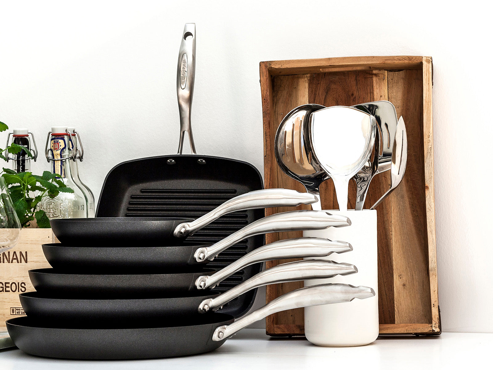 Scanpan Pro IQ 2 Piece 9" and 11" Fry Pan Set