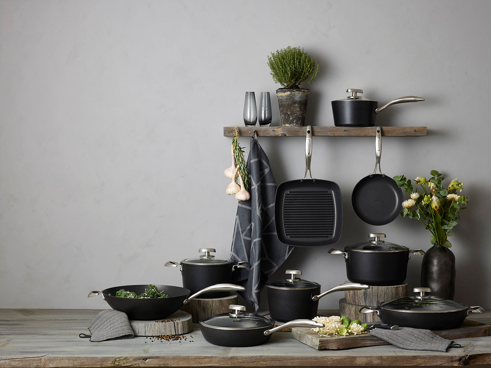 Scanpan Pro IQ 9 Piece Cookware Set