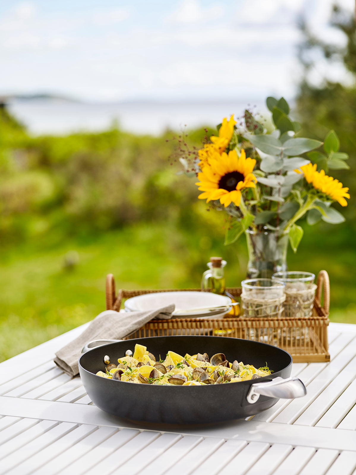 Scanpan Pro IQ 4.25 Quart Covered Chef Pan, 12.5 Inch