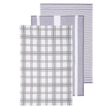 MU Kitchen Terry Kitchen Towel, Set of 3, Stainless