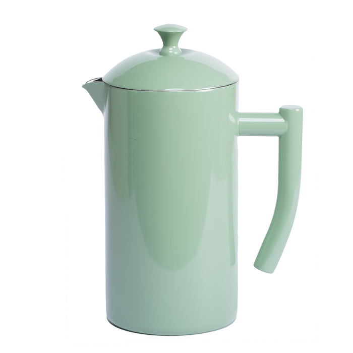 Frieling Double-Walled Stainless Steel French Press Coffee Maker, 34 fl oz, Dilly Bean Green