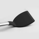 Cuisipro Silicone & Stainless Steel 12.5-Inch Turner, Black