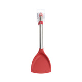 Cuisipro Silicone & Stainless Steel Wok Turner, Red
