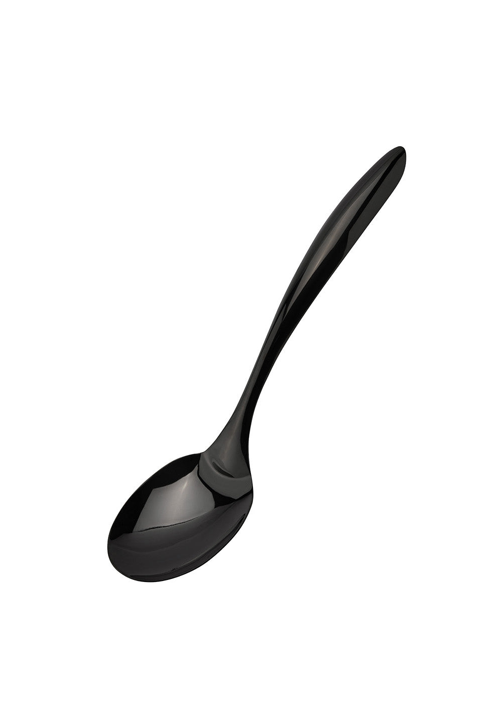 Cuisipro Black Tempo Noir Mirror Finished Spoon, 13 Inch