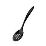 Cuisipro Black Tempo Noir Mirror Finished Slotted Spoon, 10 inch