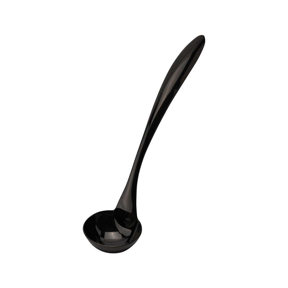 Cuisipro Black Tempo Noir Mirror Finished Ladle, 10 Inch