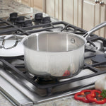 Cuisinart Chef's Classic Stainless 3 Qt. Cook and Pour Saucepan w/Cover