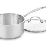Cuisinart Chef's Classic Stainless 3 Qt. Cook and Pour Saucepan w/Cover