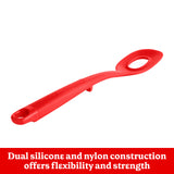 Betty Crocker Silicone 13 Inch Stirring Spoon, Red