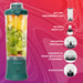 Blendi X 24 oz BPA-Free Rechargable Portable Blender, Green