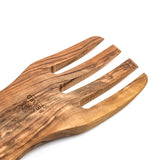 Berard Olive Wood Salad Serving Hands, 2 Piece Set