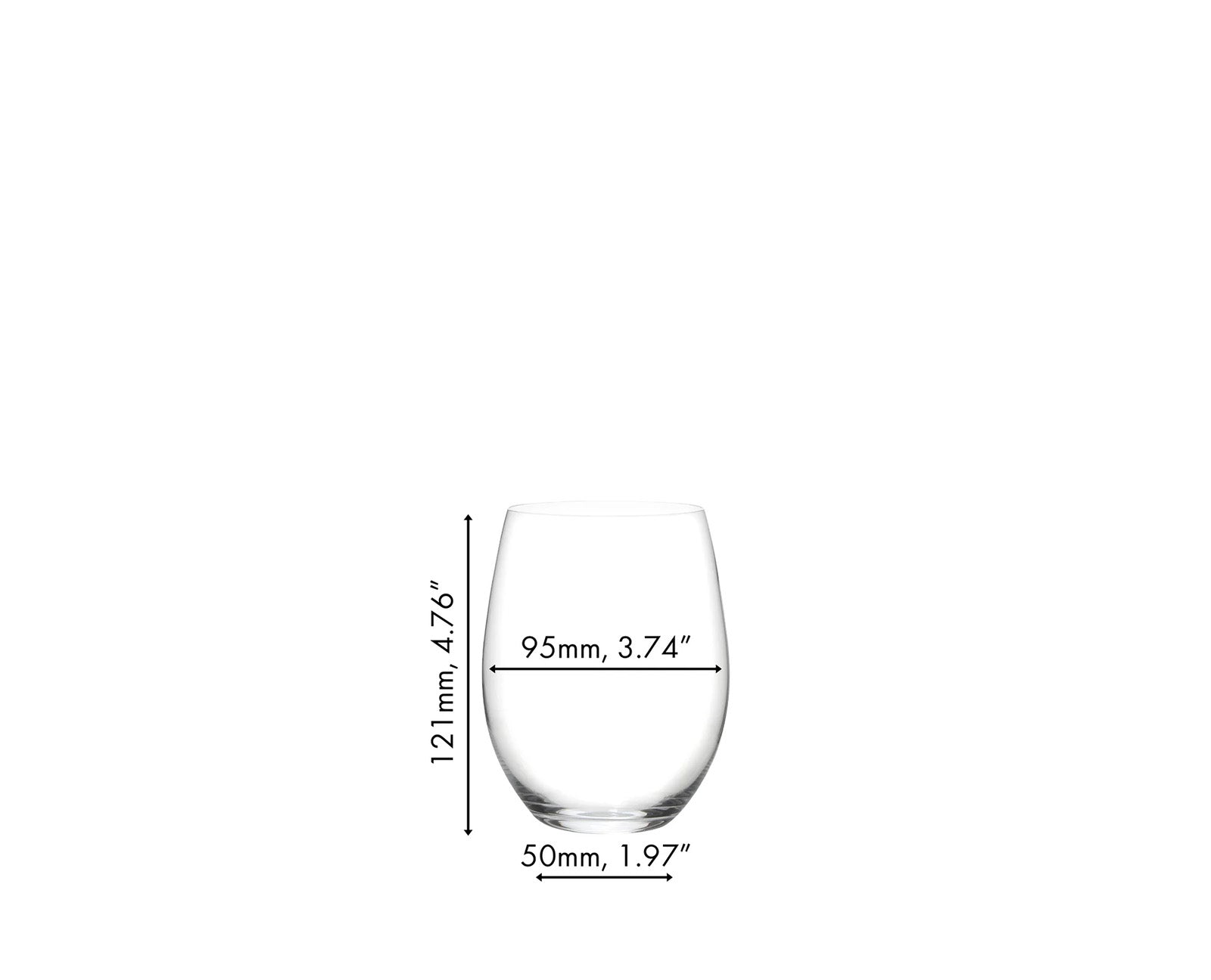 Riedel O Cabernet/Merlot Wine Tumbler, Set of 4