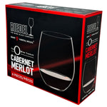 Riedel O Cabernet / Merlot Wine Tumbler, Set of 6 in Gift Box, Clear