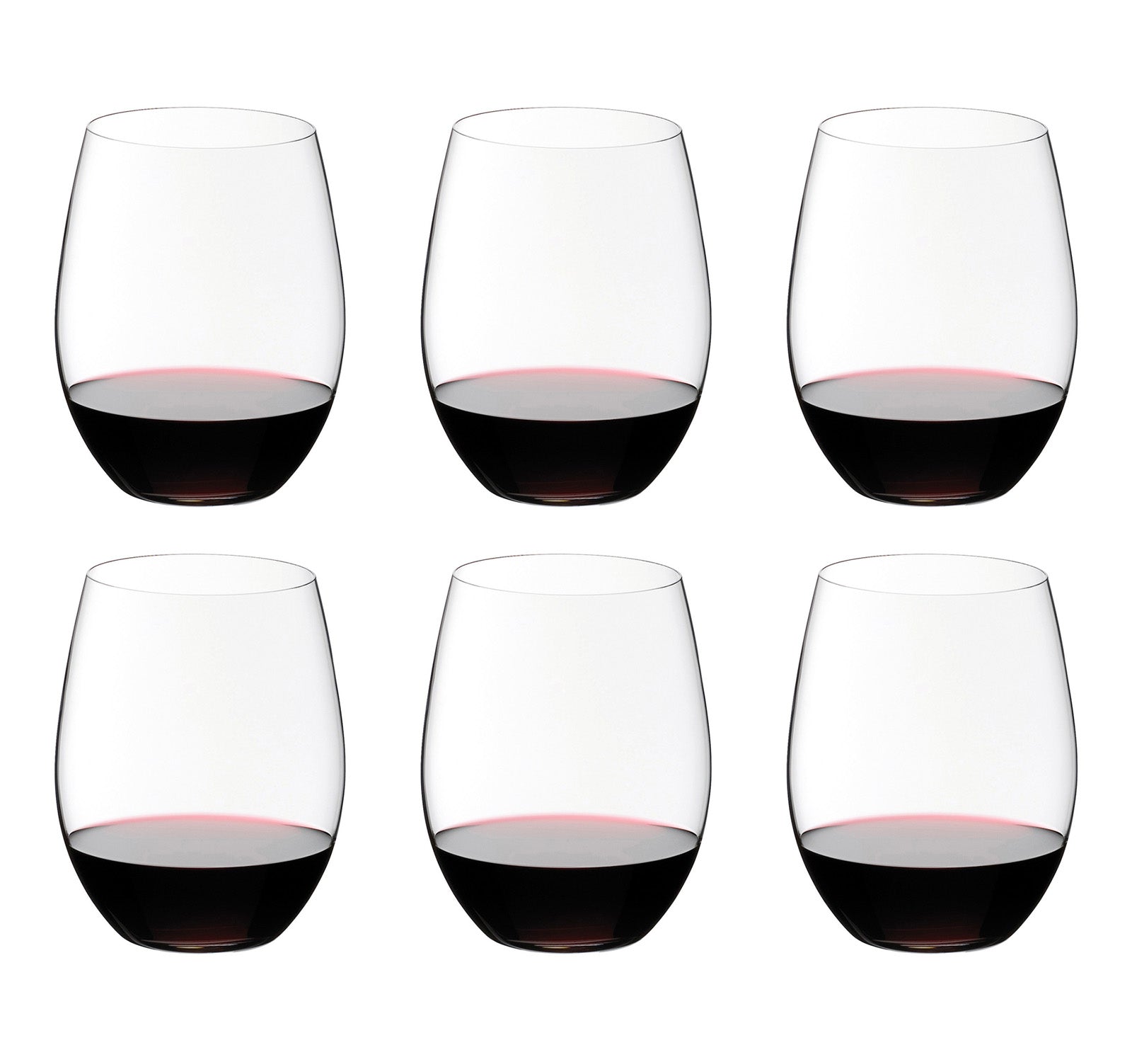 Riedel O Cabernet / Merlot Wine Tumbler, Set of 6 in Gift Box, Clear