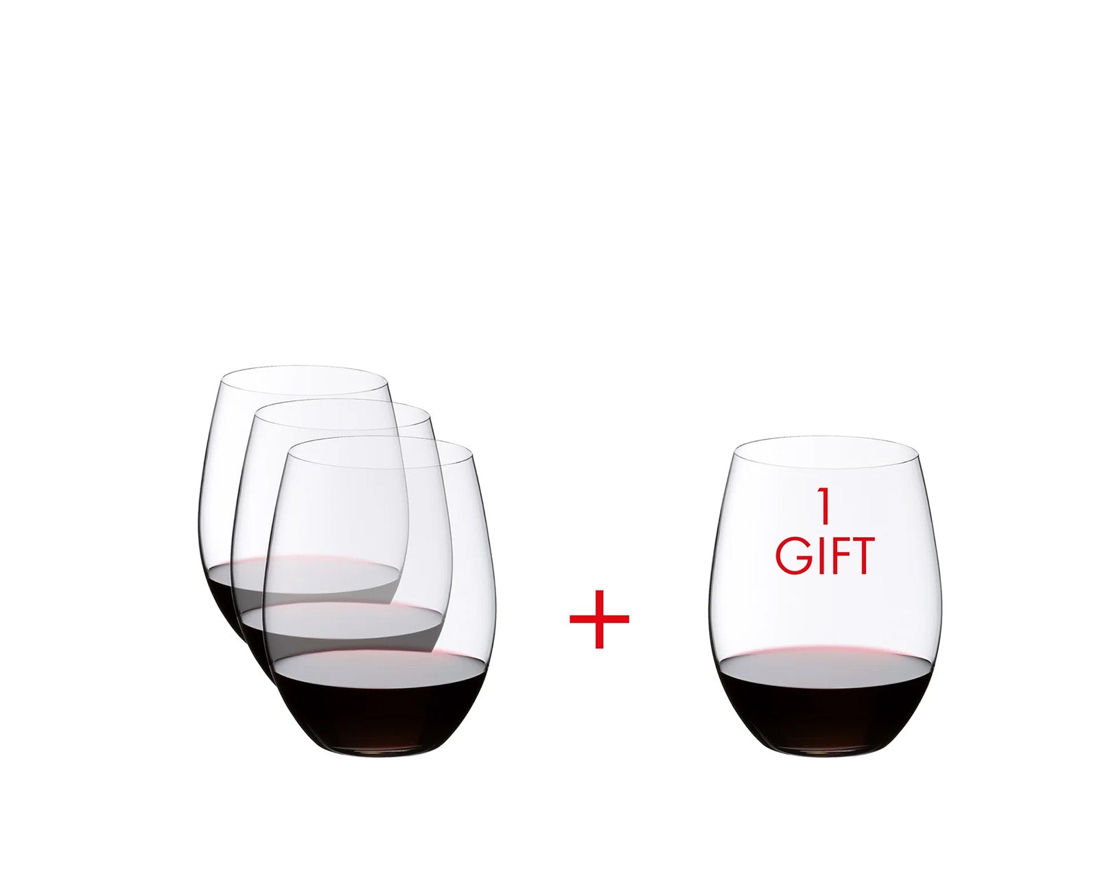 Riedel O Cabernet/Merlot Wine Tumbler, Set of 4