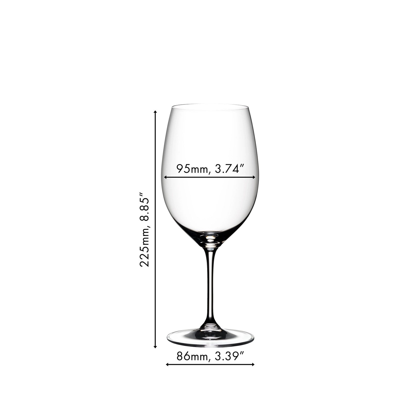 Riedel Vinum Cabernet Sauvignon/Merlot Glasses, Buy 6 Get 8