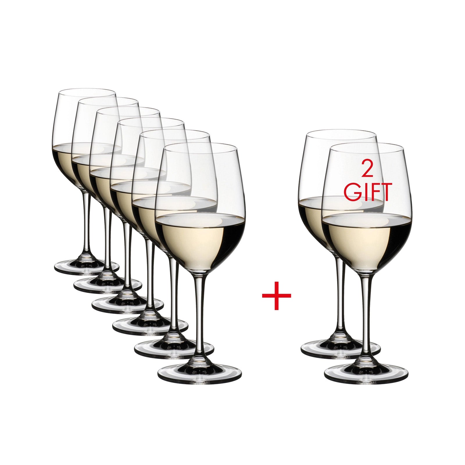 Riedel Vinum Viognier/Chardonnay Glasses, Buy 6 Get 8
