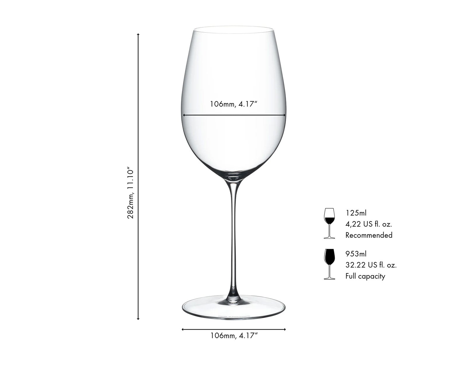 Riedel Superleggero Bordeaux Grand Cru 2 Piece Wine Glass Set