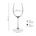 Riedel Superleggero Bordeaux Grand Cru 2 Piece Wine Glass Set