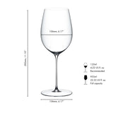 Riedel Superleggero Bordeaux Grand Cru 2 Piece Wine Glass Set