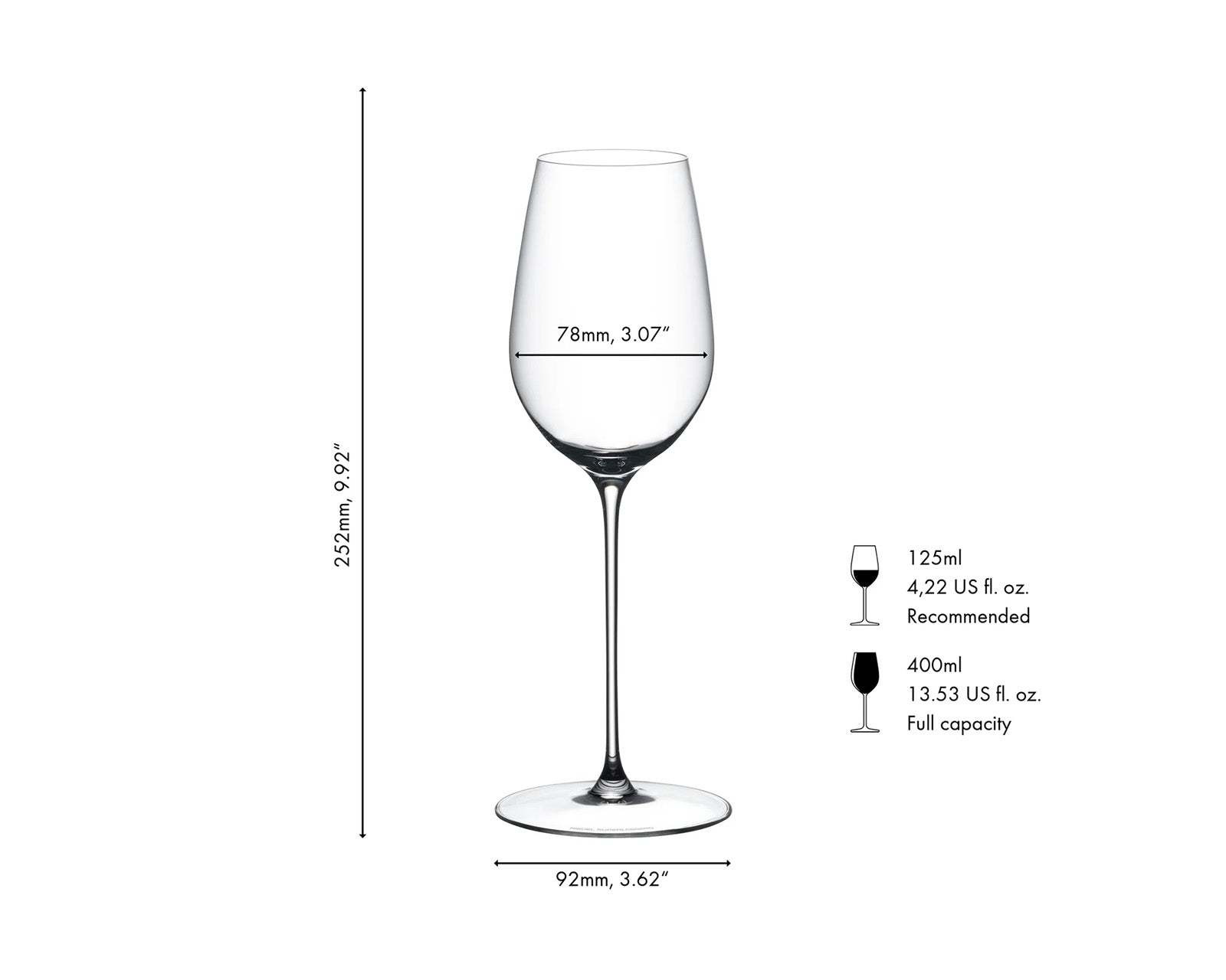 Riedel Superleggero Riesling 2 Piece Wine Glass Set