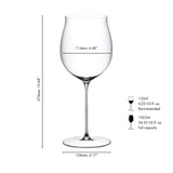 Riedel Superleggero Burgundy Grand Cru 2 Piece Wine Glass Set
