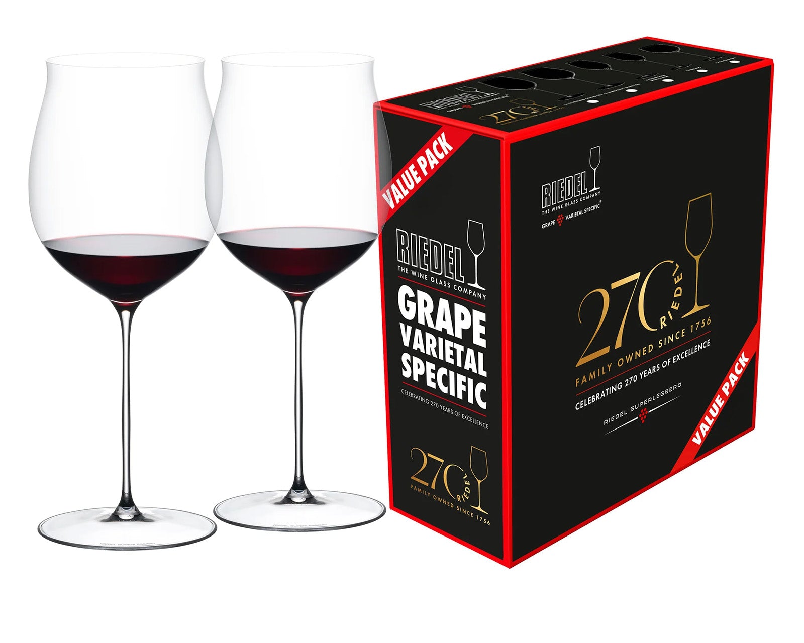 Riedel Superleggero Burgundy Grand Cru 2 Piece Wine Glass Set